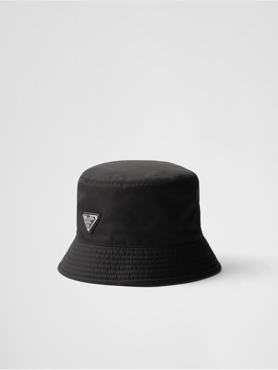 Prada Accessories - Prada Black Logo Hat